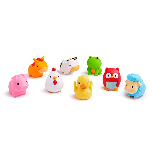 Farm Animal Squirts Baby Bath Toy (8 Pack)