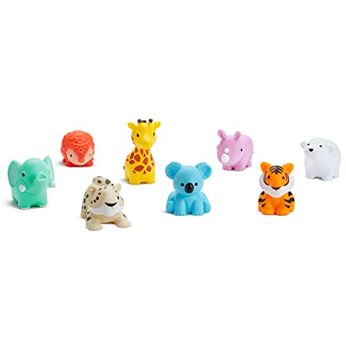Bath Toy Scoop with Animal Bath Toy Squirts (8 Pack)