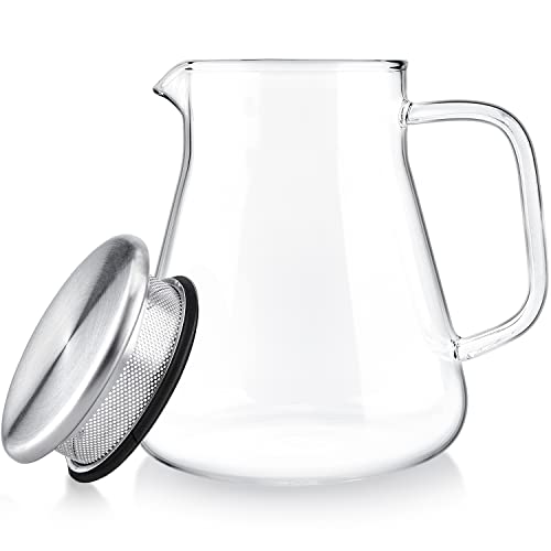 One-Touch 2-in-1 Heatproof Glass Tea Kettle