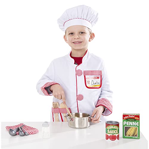 Pretend Play Stainless Steel Pots and Pans (8 Pieces), Ages 3+