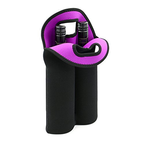 Insulated Wine Carrier Tote Bag (2 Bottles)