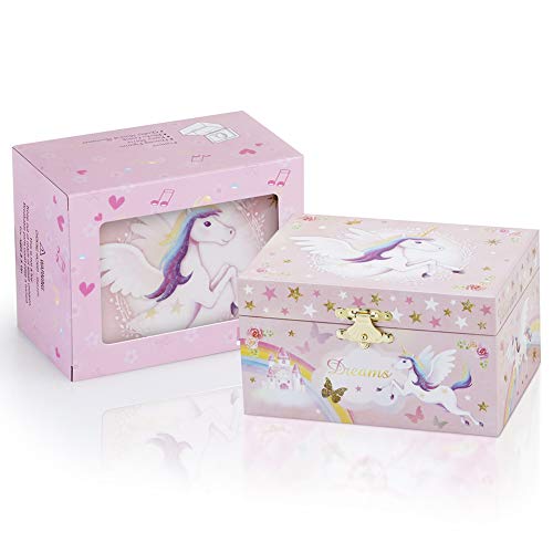 Musical Jewelry Glitter Storage Box