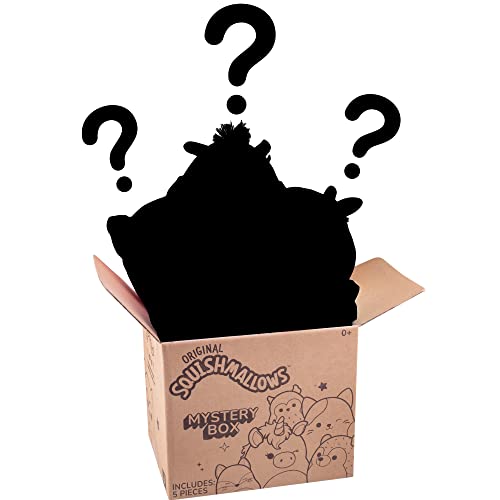 Squishmallow Soft Stuffed Animal Mystery Box (5-inch, 5 Pack)