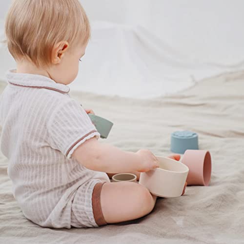 Baby Silicone Stacking Cups Toy