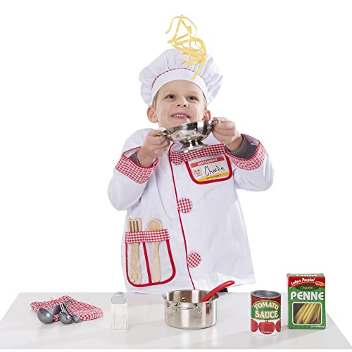 Pretend Play Stainless Steel Pots and Pans (8 Pieces), Ages 3+