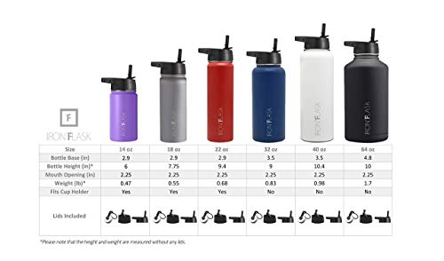 Leak Proof Insulated Sports Water Bottle (40 Oz)