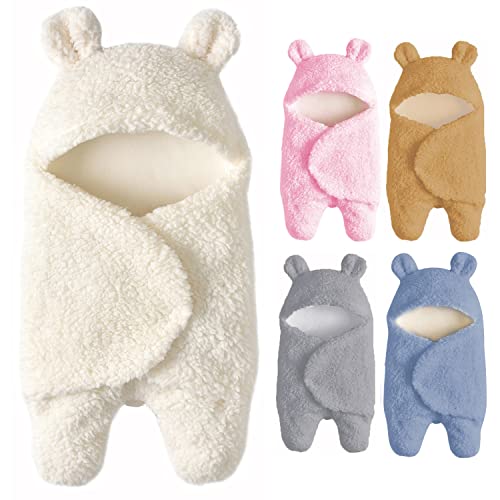 Baby Swaddle Cotton Plush Sleeping Blanket, Ages 0-6m