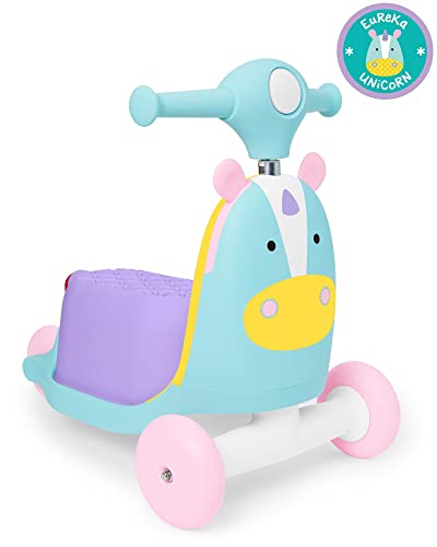 3-in-1 Baby Activity Unicorn Push Walker