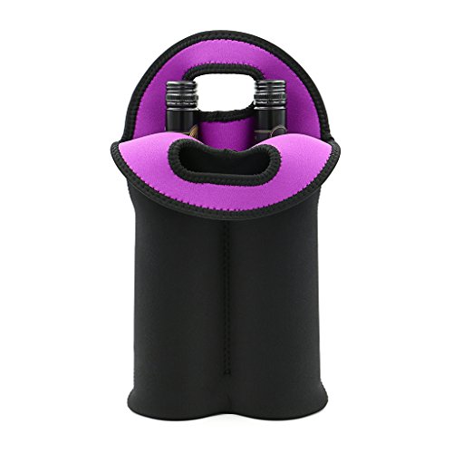 Insulated Wine Carrier Tote Bag (2 Bottles)