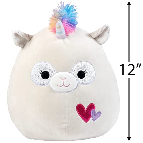 Squishmallow Soft Unicorn Stuffed Animal Toy (12-inch), Ages 2+