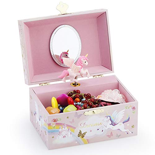 Musical Jewelry Glitter Storage Box