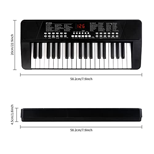 Electronic Portable LED Piano Keyboard (37 Keys)