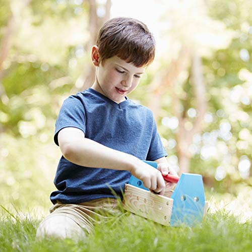 Wooden Toy Construction Tool Kit Set (24 Pieces)