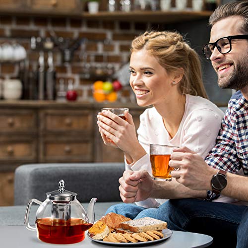 Glass Teapot Kettle with Removable Infuser (1L)