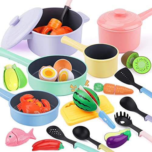 Pretend Play Kitchen Accessories Set, Ages 2+