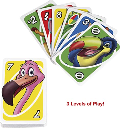 UNO Junior Card Game, Ages 3+