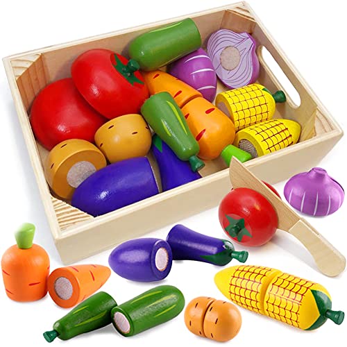 Wooden Play Food Toy Set