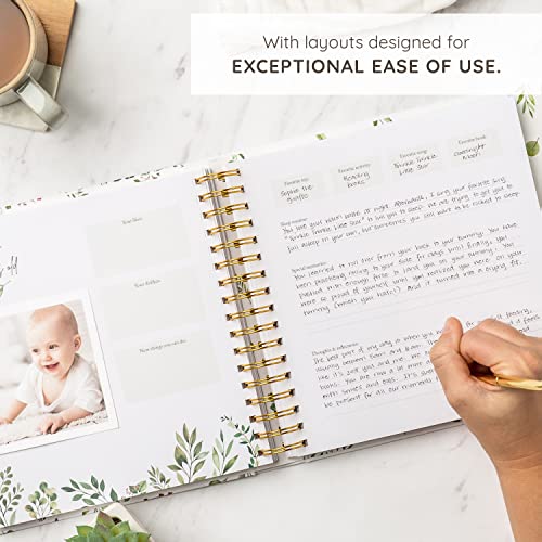 Baby Memory First 5 Year Journal Milestone Baby Scrapbook