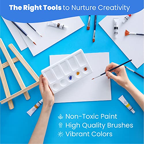Acrylic Paint Set with Canvas Painting Kit