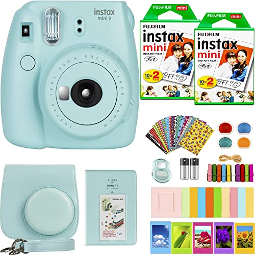 Fujifilm Instax Mini 9 Instant Camera Set (4 Pack, 40 Films)