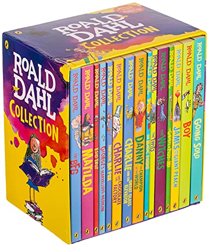 Roald Dahl Box Collection Set (15 Books)