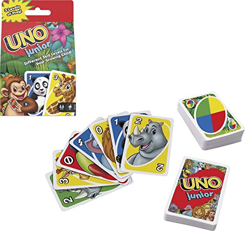 UNO Junior Card Game, Ages 3+