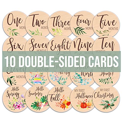 Monthly Newborn Milestone Cards