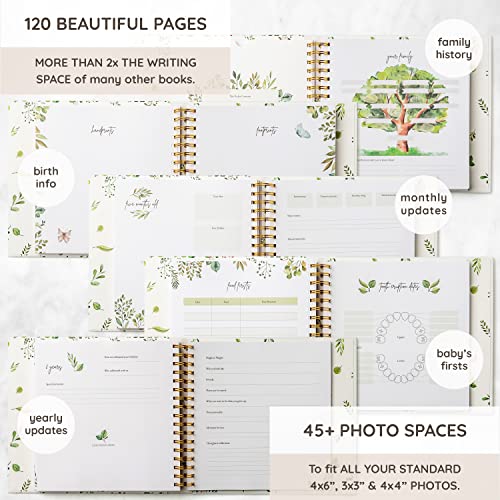 Baby Memory First 5 Year Journal Milestone Baby Scrapbook