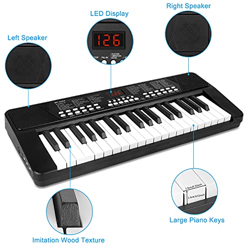 Electronic Portable LED Piano Keyboard (37 Keys)