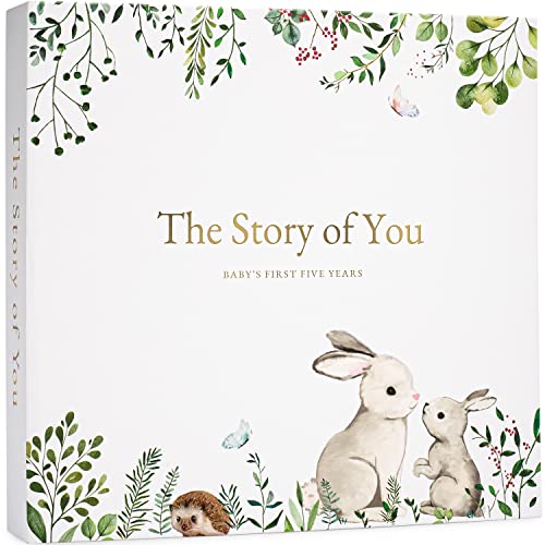 Baby Memory First 5 Year Journal Milestone Baby Scrapbook