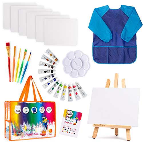 Canvas Art Paint Set (27 Pieces), Ages 4+