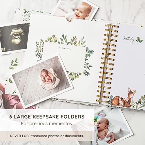 Baby Memory First 5 Year Journal Milestone Baby Scrapbook