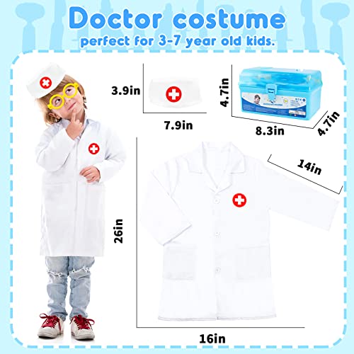 Doctor Pretend Costume Doctor Kit Set, Ages 3+