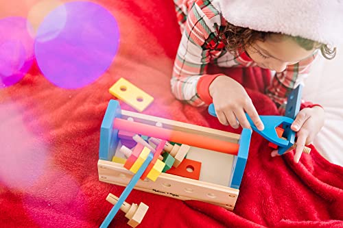 Wooden Toy Construction Tool Kit Set (24 Pieces)