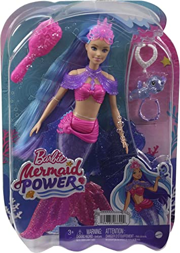 Barbie Mermaid Mermaid Doll with Pet, Ages 3+