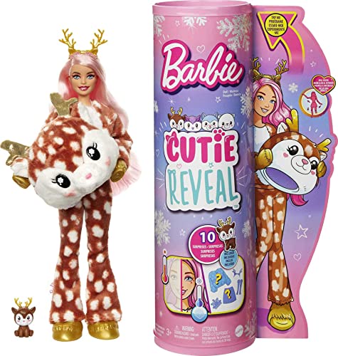 Barbie Doll Cutie Reveal (10 Surprises)