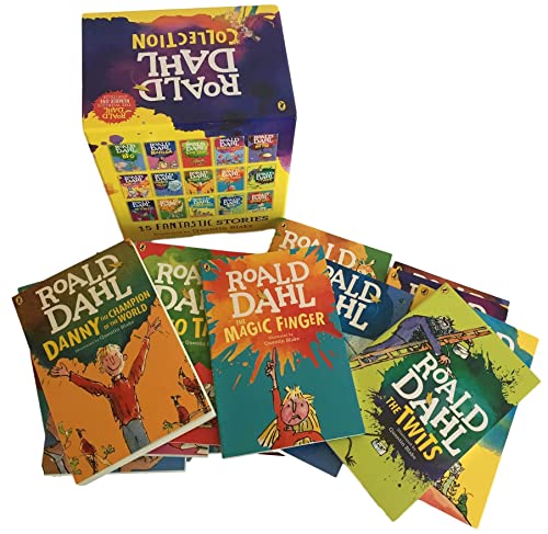 Roald Dahl Box Collection Set (15 Books)