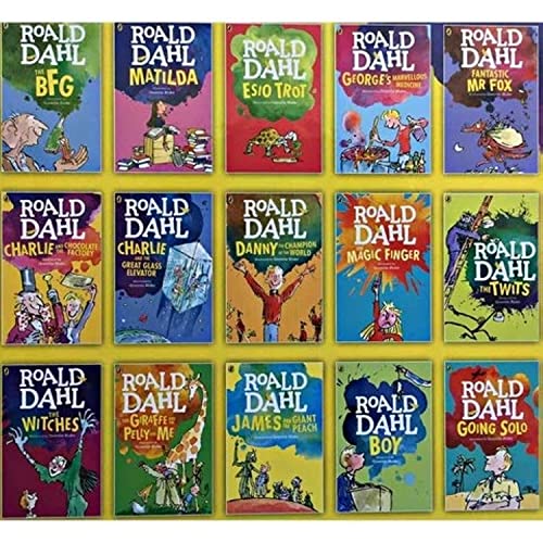 Roald Dahl Box Collection Set (15 Books)