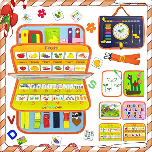 Montessori Educational Busy Board, Ages 3+