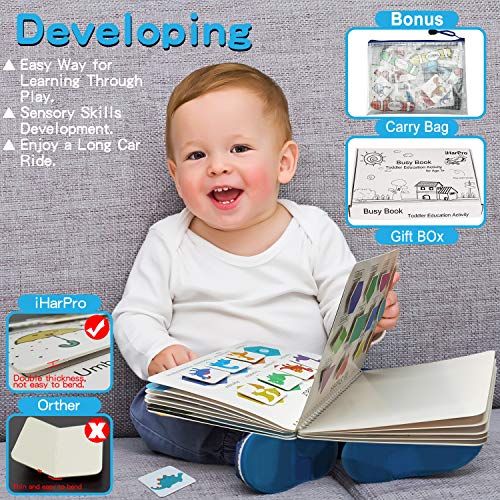 Montessori Activity Busy Book (12 Pages)