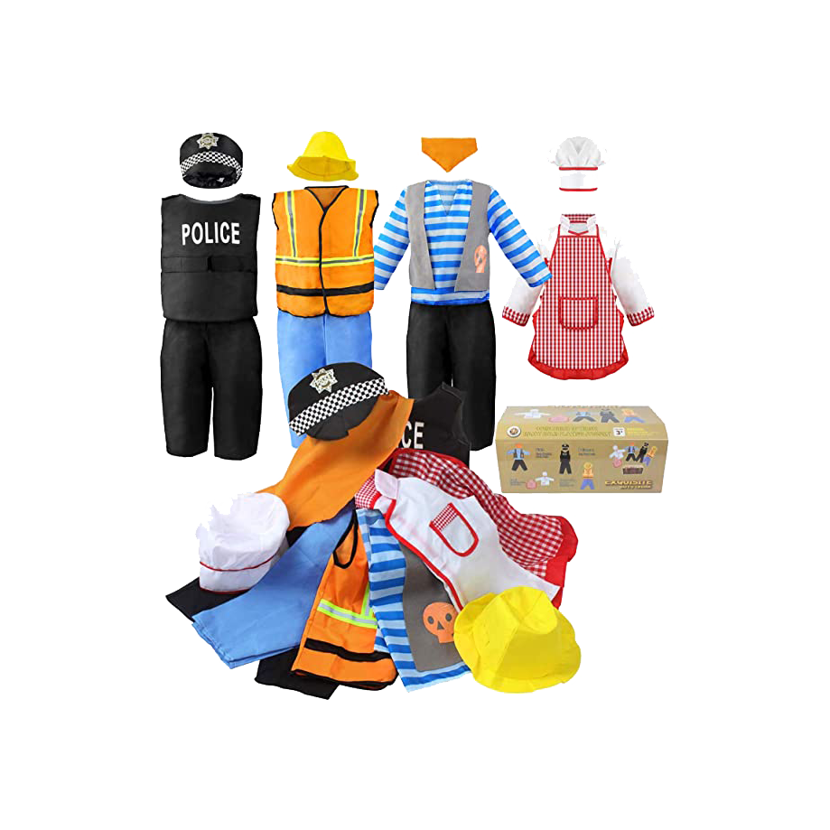 Boy's Dress Up Costume Role Play Set, Ages 3+