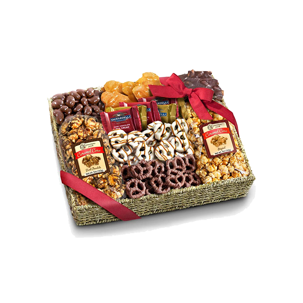 Chocolate Caramel and Crunch Gift Basket