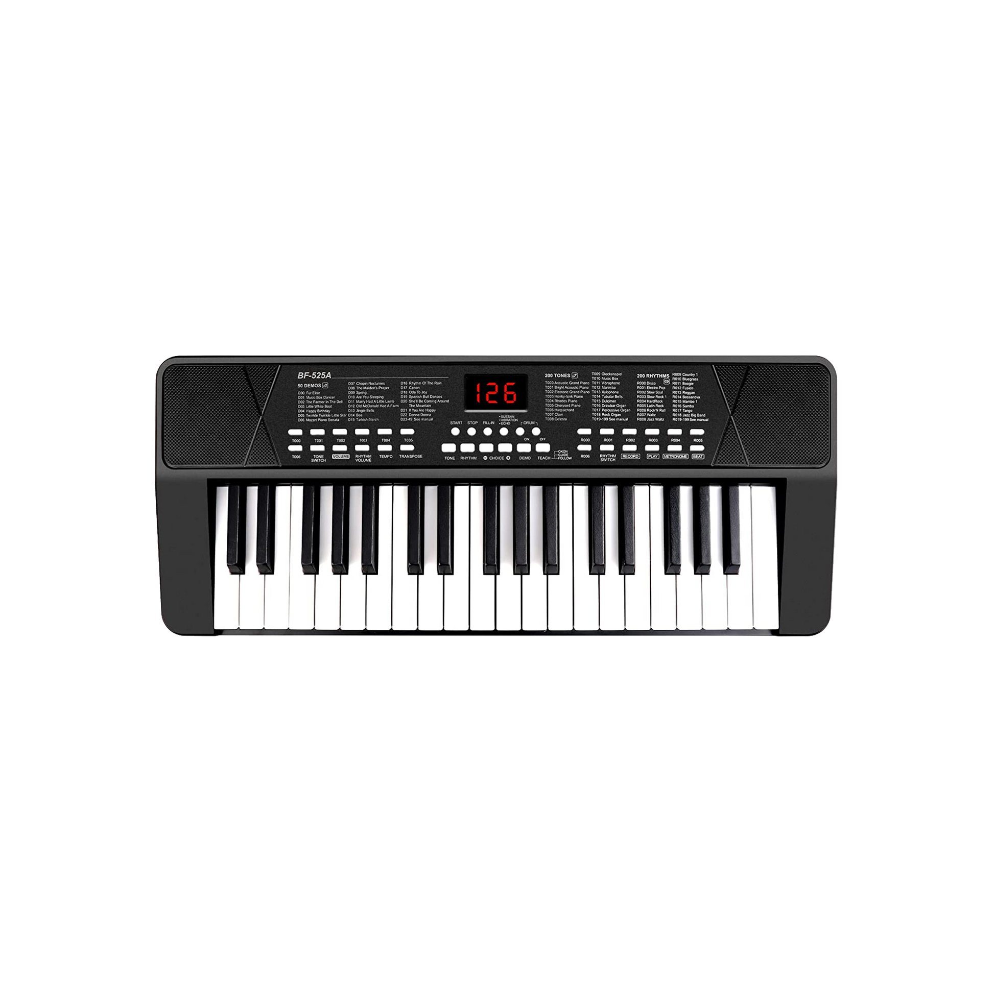 Electronic Portable LED Piano Keyboard (37 Keys)