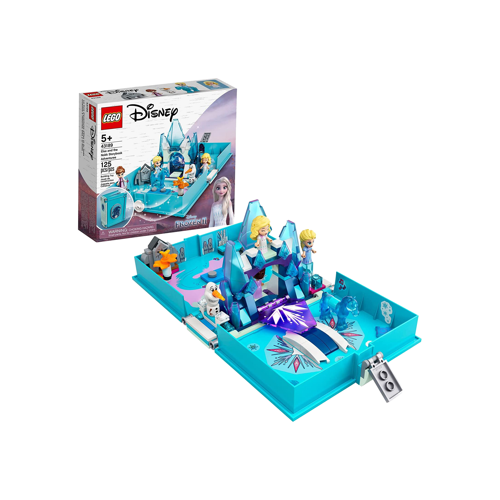 LEGO Disney Princess Elsa and The Nokk Storybook (125 Pieces), Ages 5+