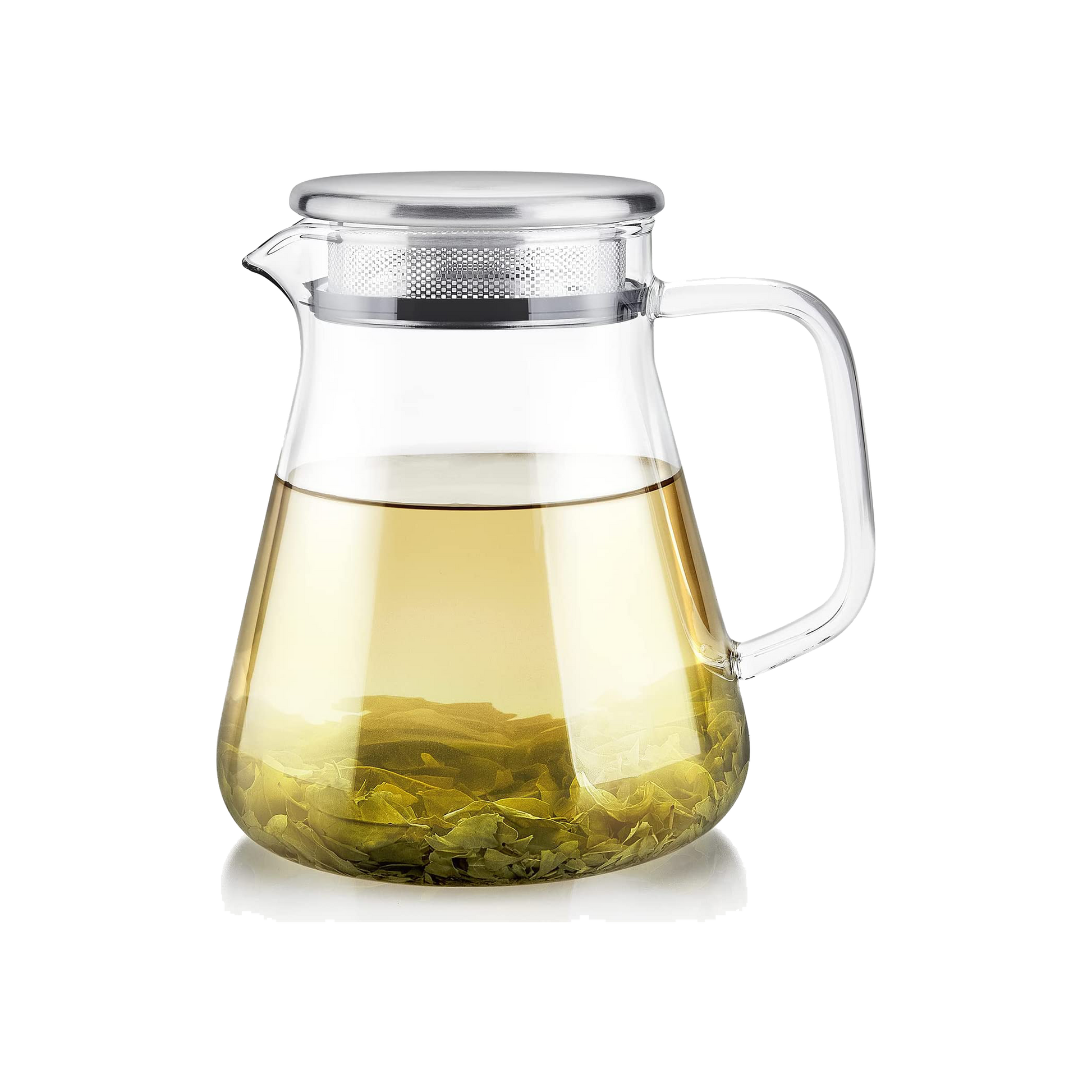 One-Touch 2-in-1 Heatproof Glass Tea Kettle