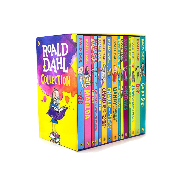 Roald Dahl Box Collection Set (15 Books): Gift Idea For Her