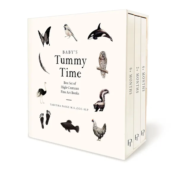 Baby's Tummy Time Board Book Set