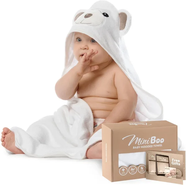 Bear Hooded Baby Towel