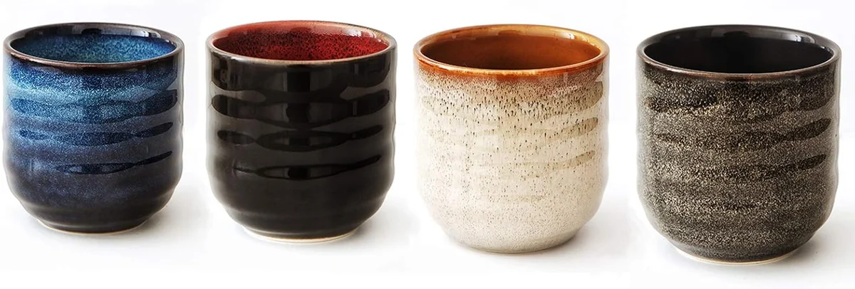 Japanese-Style Ceramic Tea Set