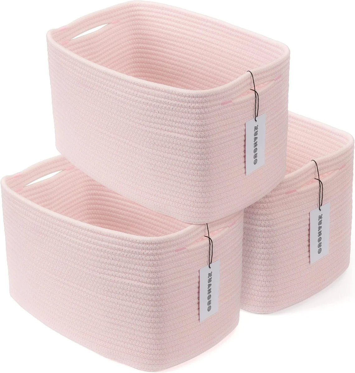 Cotton Rope Nursery Storage Baskets